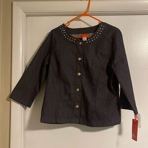 NWT heart of palm top size 14